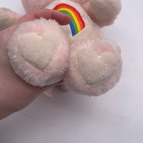 CHEER BEAR Vintage 1983 Kenner Care Bears 13" Plush Stuffed Toy PINK Rainbow - Picture 9 of 14